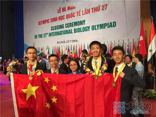 郑外学生王远卓获国际生物奥赛金牌 总成绩世界第二